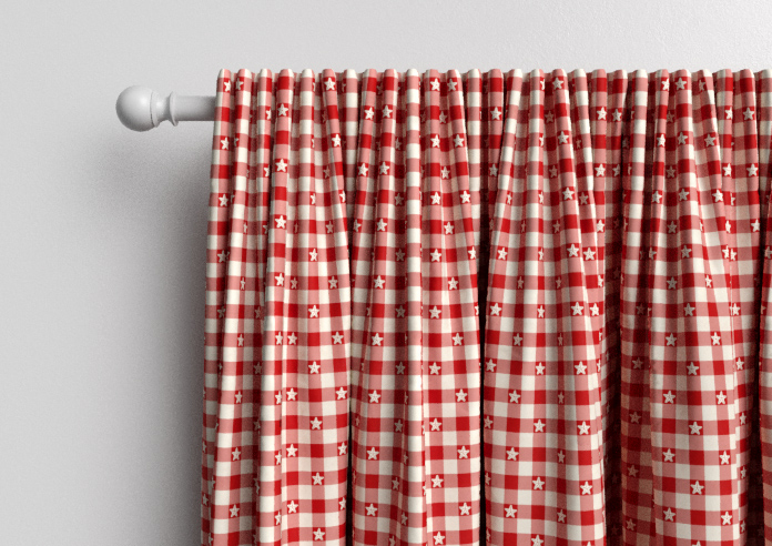Whaley Great, Gingham Star Regatta - Made to Measure Curtains - Image 9